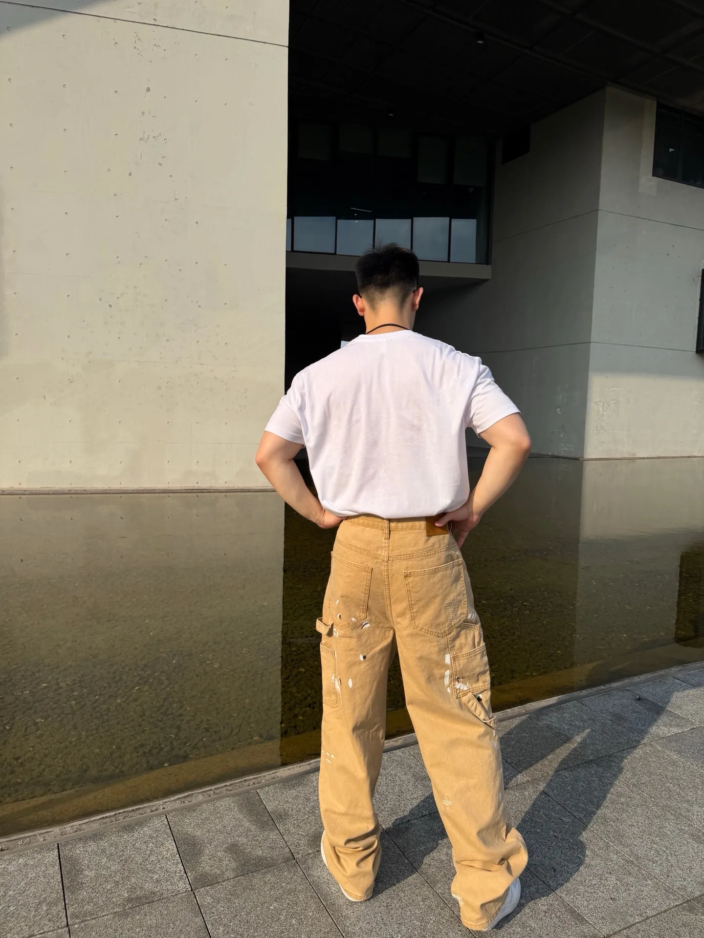 Louis Vuitton/Louis Vuitton graffiti splash suit jeans
